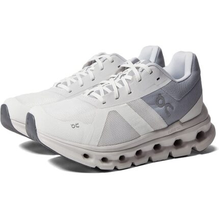 White Frost On Cloud Runner Shoes 